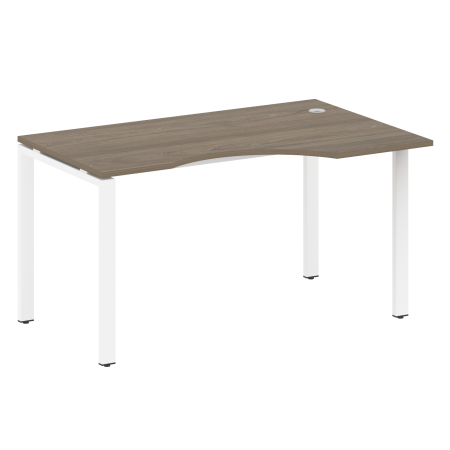 Стол криволинейный правый Metal System Style БП.СА-2 Пр 1400x900x750