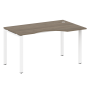 Стол криволинейный правый Metal System Style БП.СА-2 Пр 1400x900x750