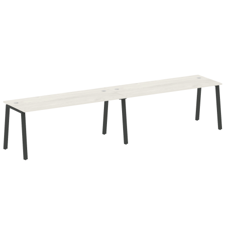 Рабочая станция на 2 рабочих места на А-образном м/к Metal System Style БА.СМ-2.5 3600x720x750