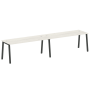 Рабочая станция на 2 рабочих места на А-образном м/к Metal System Style БА.СМ-2.5 3600x720x750