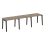 Рабочая станция на деревянных опорах Onix Wood OW.RS-3.1.7 2940x720x750