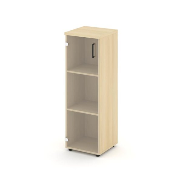 Шкаф средний узкий SN.STU.E-205(L) (400х400х1203) (Акация Лорка/Прозрачный)
