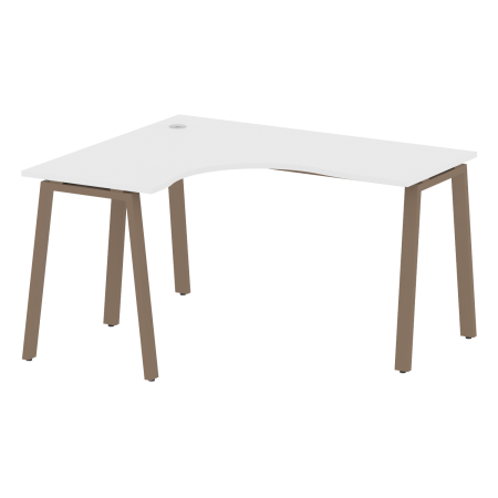 Стол криволинейный левый Metal System Style БА.СА-3 Л 1400x1200x750