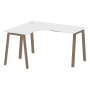 Стол криволинейный левый Metal System Style БА.СА-3 Л 1400x1200x750