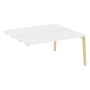 Стол-приставка двойной на деревянных опорах Onix Wood OW.D.SPR-4.7 1580x1475x750