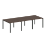Переговорный стол 3 столешницы Metal System Style БП.ПРГ-3.1 3000x1235x750