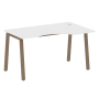 Стол криволинейный правый Metal System Style БА.СА-2 Пр 1400x900x750