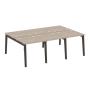 Рабочая станция на деревянных опорах Onix Wood OW.D.RS-6.0.8 2340x1635x750