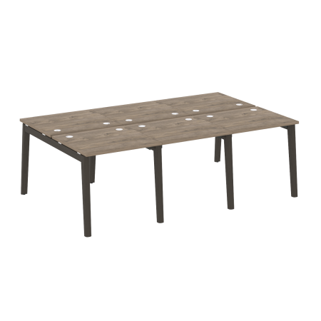 Рабочая станция на деревянных опорах Onix Wood OW.D.RS-6.0.7 2340x1475x750