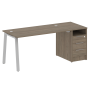 Рабочая станция Metal System Style БА.РС-СТП-1.3 1812x720x750