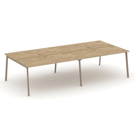 Рабочая станция 4 места ES.D.RS-4.4-LP (3160х1500х750)