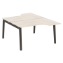 Рабочая станция на деревянных опорах Onix Wood OW.D.SA-2 1380x1995x750