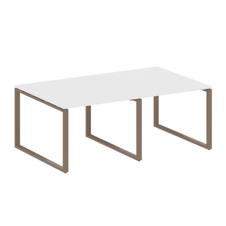Переговорный стол 2 столешницы Metal System Style БО.ПРГ-2.1 2000x1235x750