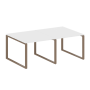 Переговорный стол 2 столешницы Metal System Style БО.ПРГ-2.1 2000x1235x750