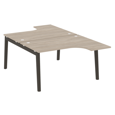 Рабочая станция на деревянных опорах Onix Wood OW.D.SA-3 1380x2395x750
