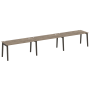 Рабочая станция на деревянных опорах Onix Wood OW.RS-3.4.8 4740x800x750