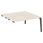 Стол-приставка двойной на деревянных опорах Onix Wood OW.D.SPR-4.8 1580x1635x750