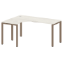 Стол криволинейный левый Metal System Style БП.СА-4 Л 1600x1200x750