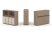 Тумба двойная + низкая надставка ES.NB.2N-5 (1500х410х1135)