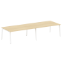 Стол для переговоров (2 столешницы) на А-образном м/к Metal System Style БА.ПРГ-2.5 3600x1235x750