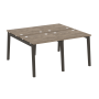 Рабочая станция на деревянных опорах Onix Wood OW.D.RS-4.0.7 1560x1475x750