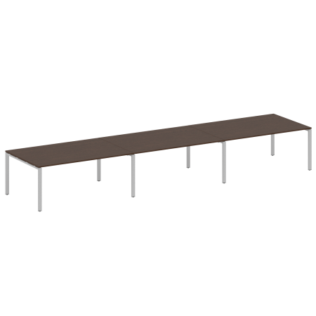 Переговорный стол 3 столешницы Metal System Style БП.ПРГ-3.5 5400x1235x750