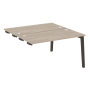 Стол-приставка двойной на деревянных опорах Onix Wood OW.D.SPR-3.7 1380x1475x750