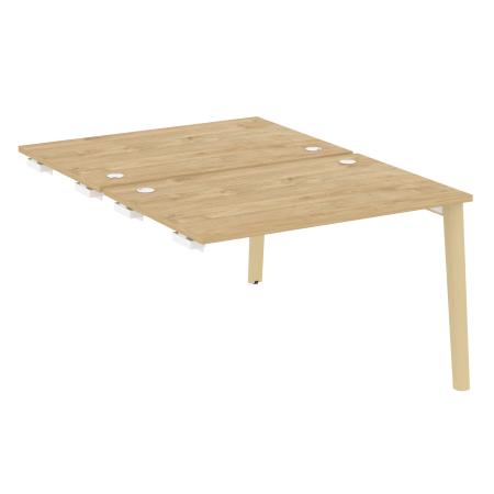 Стол-приставка двойной на деревянных опорах Onix Wood OW.D.SPR-2.8 1180x1635x750