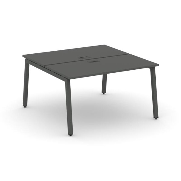 Рабочая станция 2-х сторонняя SN-5A.DRS-023 (1380х1632х750) (Антрацит/Металл Антрацит)
