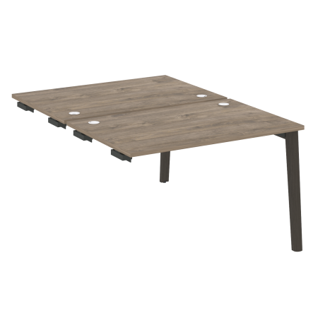 Стол-приставка двойной на деревянных опорах Onix Wood OW.D.SPR-2.8 1180x1635x750