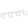 Переговорный стол 3 столешницы Metal System Style БО.ПРГ-3.4 4800x1235x750