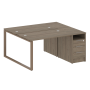 Рабочая станция Metal System Style БО.РС-СТП-2.2 1612x1475x750