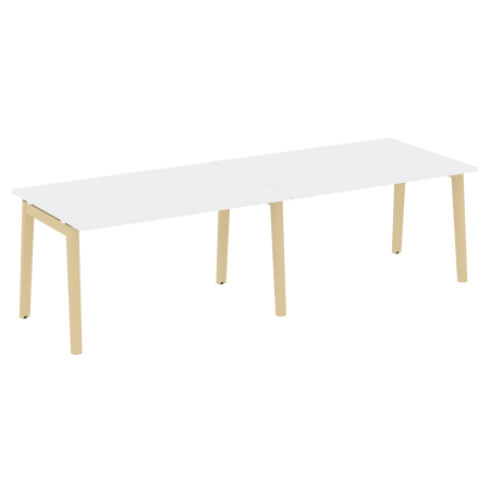 Стол переговорный на деревянных опорах Onix Wood OW.PRG-2.3 2760x980x750