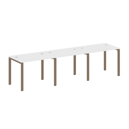 Рабочая станция на 3 раб. места Metal System Style БП.СМ-3.1 3000x720x750