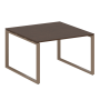 Переговорный стол 1 столешница Metal System Style БО.ПРГ-1.2 1200x1235x750
