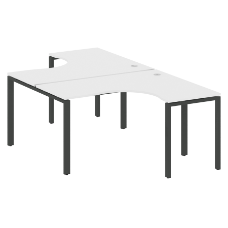 Рабочая станция криволинейная Metal System Style БП.РАС-СА-2.3 1400x2435x750
