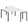 Рабочая станция криволинейная Metal System Style БП.РАС-СА-2.3 1400x2435x750