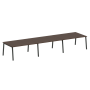 Стол для переговоров (3 столешницы) на А-образном м/к Metal System Style БА.ПРГ-3.4 4800x1235x750