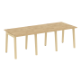 Стол переговорный на деревянных опорах Onix Wood OW.PRG-3.0 2340x980x750