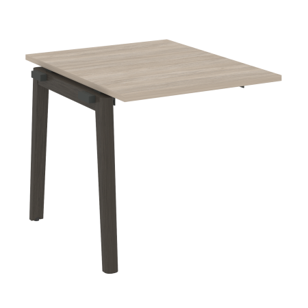 Проходной наборный элемент переговорного стола на деревянных опорах Onix Wood OW.NPRG-0 780x980x750