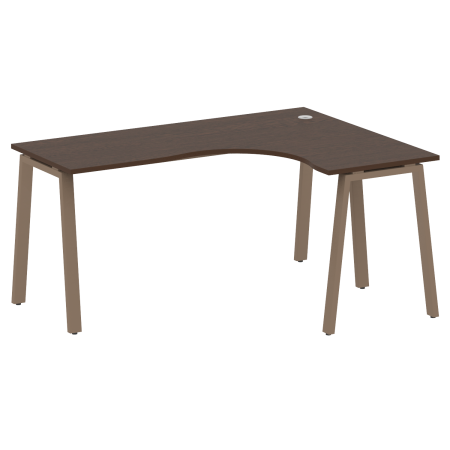 Стол криволинейный правый Metal System Style БА.СА-4 Пр 1600x1200x750