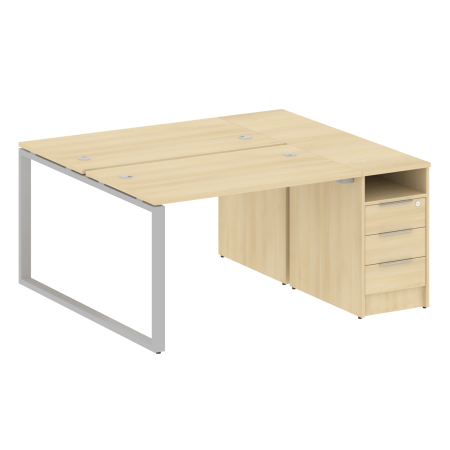 Рабочая станция Metal System Style БО.РС-СТП-2.2 1612x1475x750