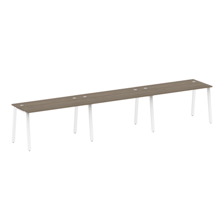 Рабочая станция на 3 рабочих места на А-образном м/к Metal System Style БА.СМ-3.3 4200x720x750
