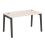 Стол руководителя на деревянных опорах Onix Wood Direct OW.SRR-3.8 1380x800x750