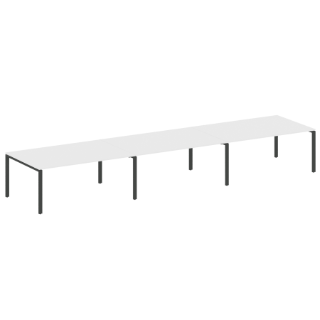Переговорный стол 3 столешницы Metal System Style БП.ПРГ-3.5 5400x1235x750