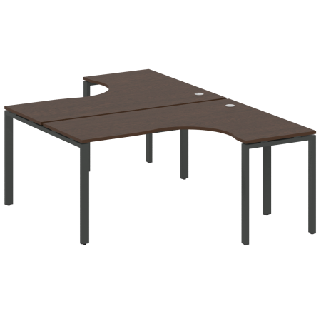 Рабочая станция криволинейная Metal System Style БП.РАС-СА-2.4 1600x2435x750