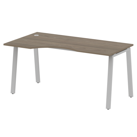 Стол криволинейный левый Metal System Style БА.СА-1 Л 1600x900x750