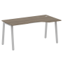 Стол криволинейный правый Metal System Style БА.СА-1 Пр 1600x900x750