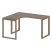 Стол криволинейный левый Metal System Style БО.СА-3 Л 1400x1200x750
