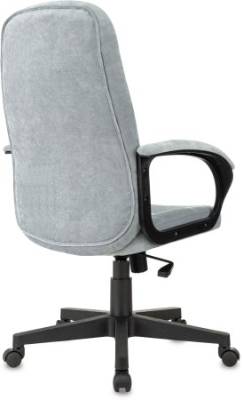 Кресло руководителя CH 002 Fabric серо-голубой Light-28 крестов. пластик (Серо-голубой)